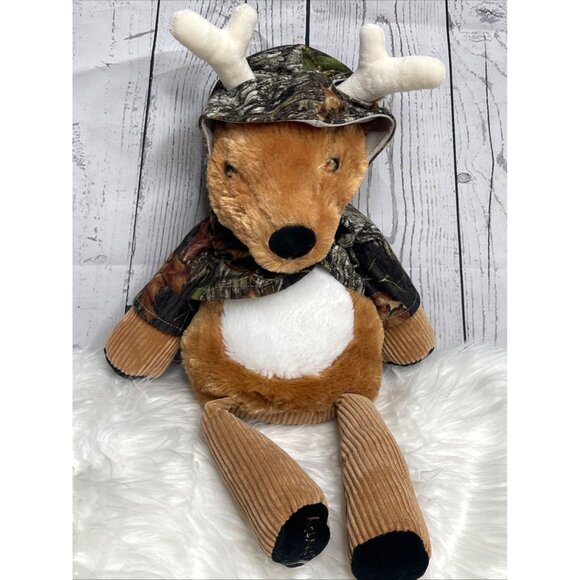 Scentsy Buddy Buck Dee Hunting Season Plush Camo Hoodie Retired Stuffed Toy 16in - Picture 2 of 5